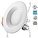 Otronics 5/6 inch Dimmable LED Recessed Lighting Fixture,15W(100w Replacement) 1100 Lumens(CRI90) Daylight White 5000K,LED Downlight Retrofit Kit