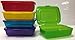 Mr Lid Premium Food Storage Container with Attached Lid - BPA Free - Dishwasher-Safe, Sandwich Container 6 Count