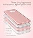 AICOO Galaxy S7 Case, Ultrathin Anti-Fingerprints Non-Slip Hard PC Phone Case Cover for Samsung Galaxy S7 G9300, A1 Rose Gold