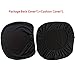 Trycooling Polyester Spandex Universal Stretch Rotating Pure Color Chair Cover for Computer Office Desk (Black)
