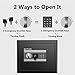 SLYPNOS Electronic Digital Security Safe Box Lock Box (1.0 Cubic Feet)