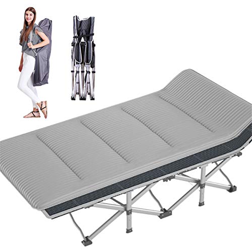 Slsy Folding Camping Bed Camp Cot for Adults Heavy Duty Lightweight