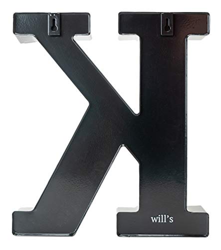 Wine Cork Holder - Metal Monogram Letter (K) - Thumbnail 4