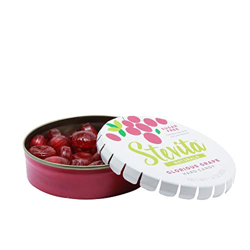 Stevita Stevia Sweet Candy Natural Grape Flavor (6 Pack) 1.4 Ounces