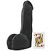 KINK By Doc Johnson The Really Big Dick Dildo - 12 Inches Long and 10.25 Inches Wide - Dual Density ULTRASKYN Dildo with XL Removable Vac-U-Lock Suction Cup - Made In America - Black