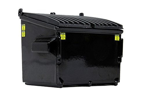 First Gear 1/34 Scale Diecast Collectible Black Trash Bin (90-0533)