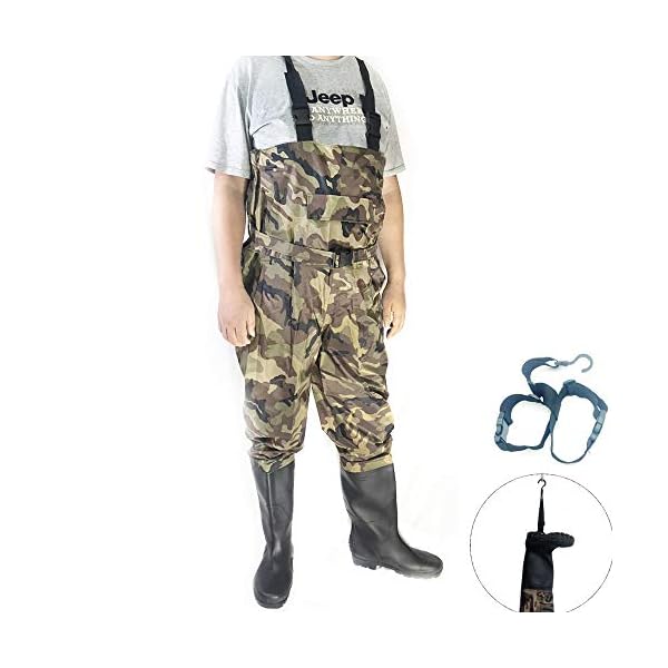 Snake Proof, Briar Proof, Waterproof Hip Waders, Made in U.S.A. (Mens