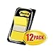 MMM680YW12 - Post-it Flags Value Pack, Yellow, 1 in Wide, 50/Dispenser, 12 Dispensers/Pack