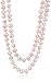 Amazon Essentials 6-7mm Dyed Pink Baroque Freshwater Cultured Pearl Endless Necklace, 50