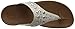 FitFlop Women's Biker Chic Flip Flop, Urban White, 8 M US