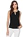 Women's Summer Loose Casual Chiffon Sleeveless Tank Blouse Shirt Tops