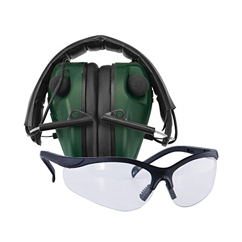 Caldwell E-Max Low Profile Electronic 23 NRR Adjustable Earmuffs w/ Sound Ampli…