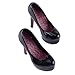 1 Pair 1:6 High Heel Court Shoes Model Fit for 12