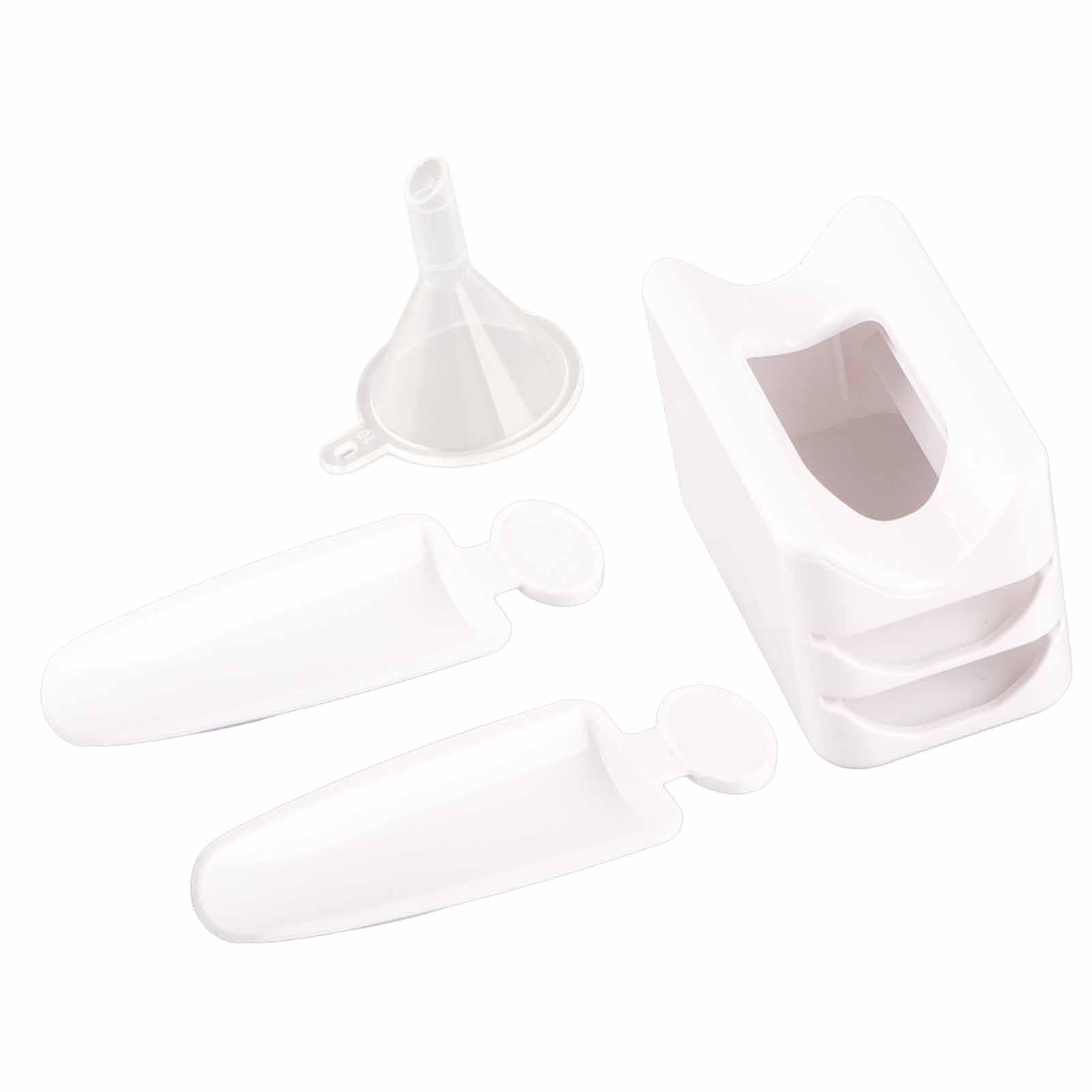 Nail Dipping Powder Storage Box with Glitter Powder Sequins, Recycling Tray, Nail Dip Container, Nail Line Mold, DIY Nail Art Tool for Beauty Salon & Household