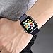 ATUP Sport Band Compatible with Apple Watch Band 38mm 40mm 42mm 44mm Women Men, Soft Silicone Replacement Bands for iWatch Apple Watch Series 4, Series 3, Series 2, Series 1 (Navy Blue, 38mm/40mm-S/M)