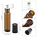 Pack of 6, 10ml Amber Glass Roll On Bottles With Stainless Steel Roller Ball for Essential Oil, Aromatherapy by Mavogel - 3 Extra Stainless Steel Ball and 1 Essential Oils Opener Included