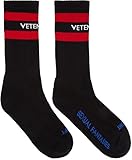 Vetements Black Composition Streetwear Sport Cotton Sexual Fantasies Socks SSENSE