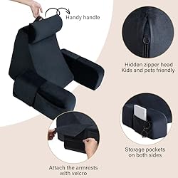 ENITYA Reading Pillow for Kids/Teens/Adults, Back