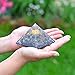 Orgone Pyramid-Multi Tourmaline Orgone Energy Generator-Flower of Life Healing Crystals Pyramid for Balancing Chakra- Stress- Aura Protection