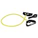 SPRI Xertube Resistance Bands Exercise Cords w/ Door Attachment, Yellow, Very Light