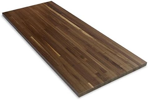 Wood Welded 48" x 30" x 3" Walnut Island Top | 3" Thick, 30" Wide