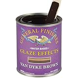 General Finishes Water Based Glaze Effects, 1 Quart, Van Dyke Brown