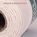 Warp Thread 100% Cotton Warp Yarn for Weaving Loom, 1090 Yards 8/4 Natural Cotton Weaving Thread, Perfect Durable Warping Thread for Weaving Carpet Tapestry Rug Blankets and Other Patterns