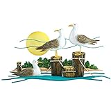 Seagulls on the Water Coastal Wall Art