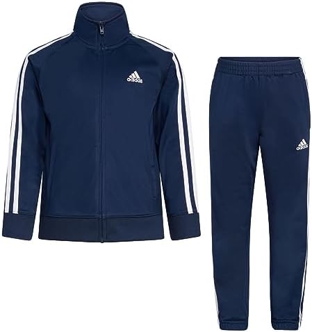 Amazon.com: adidas Boys' Tricot Jacket & Pant Clothing Set, Vivd