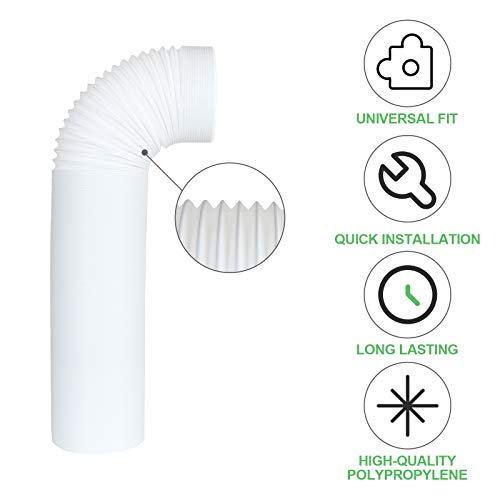 Portable Air Conditioner Universal Exhaust Hose 5 Inch Diameter 59