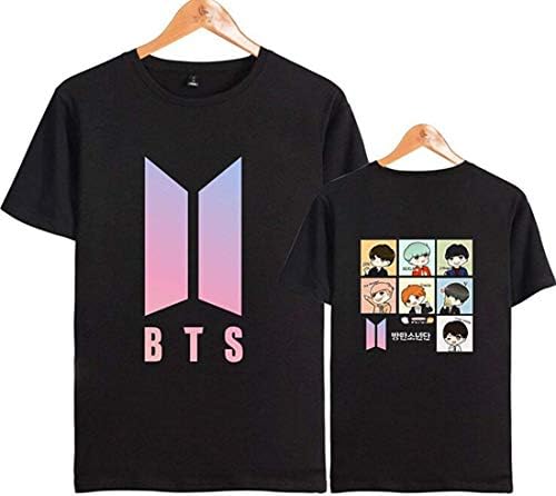 Unisex Funny BTS Album Love Yourself T-Shirt Suga Jimin J-Hope Cartoon Shirt Tee
