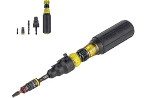 Klein Tools 85191HD Flip Socket Conduit Reamer Driver, 3-in-1 Impact-Rated Tool for 1/2-Inch, 3/4-Inch, 1-Inch Conduit, Integ