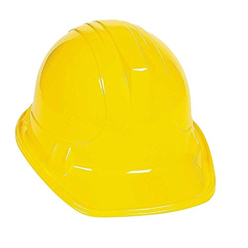 YELLOW CONSTRUCTION HATS (1 DOZEN) - BULK, Model: IN-25-1615