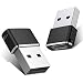 USB C Female to USB Male Adapter (Upgraded Version) (2-Pack), Basesailor Type C to USB A Adapter, Compatible with Laptops, Power Banks, Chargers, and More Devices with Standard USB A Ports (Black)