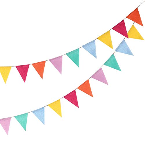 Zentto 24 Flags Christmas Pennant Wedding Decoration Party Pull