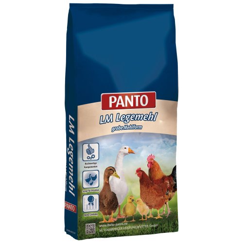 PANTO Hühnerfutter Legemehl 25 kg â Legehennenfutter für die Legephase, Alleinfuttermittel für Hühner - für goldgelbe Eier