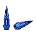 Senzeal 4X Long Impale Spiked Aluminum Car Truck Bike Wheel Tire Caps Air Dust Cover Blue