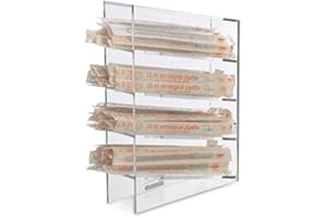 CEILBLUE Acrylic Pipette Rack 3.5"W x 11.5"D x 16"H