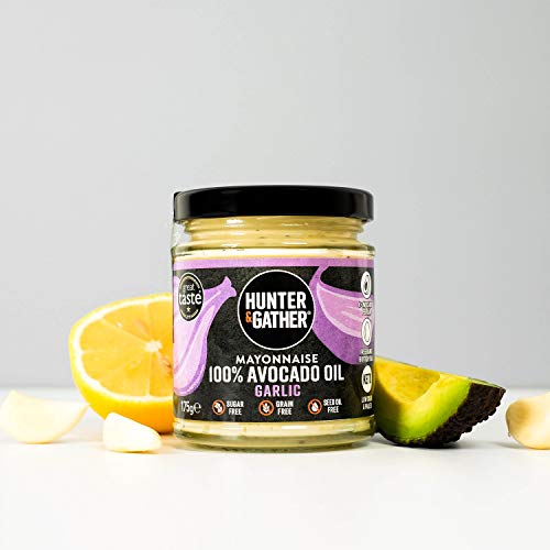 Hunter & Gather Knoflook Avocado-olie Mayonaise - 175g | Gemaakt met Zuiver Avocado-olie en Britse scharreleieren… - Afbeelding 5
