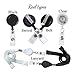 EKG Heart Stethoscope Name Tag for Littmann Personalized - Adjustable Yoke ID Label - You Fully Customize - Nurse Doctor Gift (1½ inch Mylar)
