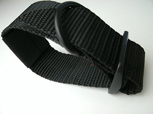 US-DEALS Ambidextrous Slip On Black Strap BUTTSTOCK STOCK Mount Loop Adapter Rifle Shotgun Attachment Nylon Webbing with D-Ring UNIVERSAL For AR-15 AR-10 AR10 M4 M16 A2 A1