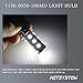 HOTSYSTEM 12V 1156 7506 1003 1141 LED SMD 18 LED Bulbs Interior RV Camper White 10-pack