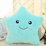 Magical Store Decorative Pillows Colorful LED Flash Lucky Star Luminous Pillow Plush Stuffed Toys Best Gift for Girls Kids as a Birthday Gift or Festival Gift