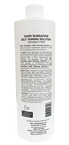 Sun Laboratories Dark Sunsation (Very dark) Self Tanner 16 oz