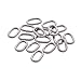 VALYRIA 50pcs Stainless Steel Oval Open Jump Rings for Bracelet Necklace Jewelry Finding 8x5mm