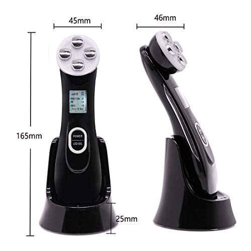 Face Lifting Machine 5 in 1 Skin Tightening Machine EMS Massager for Wrinkle Remover Anti-aging Colors Light Beauty Device
