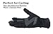 OZERO Touch Screen Gloves for Men, Cold Weather Windproof Thermal Glove for Smartphone Texting - Non-Slip Silicone Gel and Hand Warmers for Mens' Cycling and Running