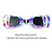 GameXcel Sticker for Hover Board - Skin for Self-Balancing Electric Scooter - Decal for Self Balance Mobility Longboard - Smart Protective Cover Vinyl Case for 2 Wheel Scooter Board