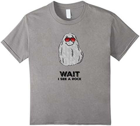 Kids Geologists Shirt: Wait, I See A Rock; Geology Humor T Shirt 10 Slate