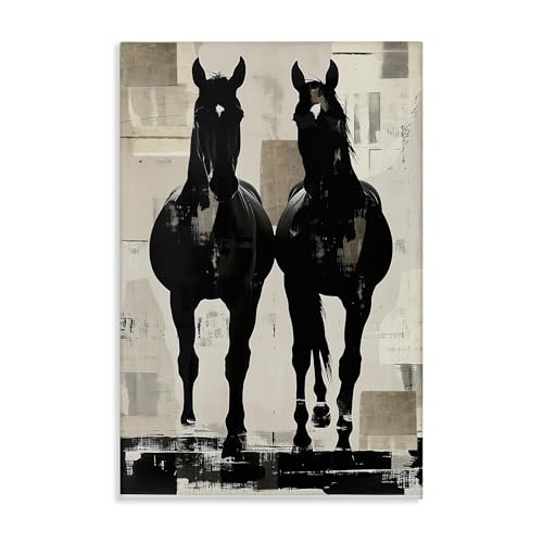 'Equinity Horse Pair'| Canvas Art
